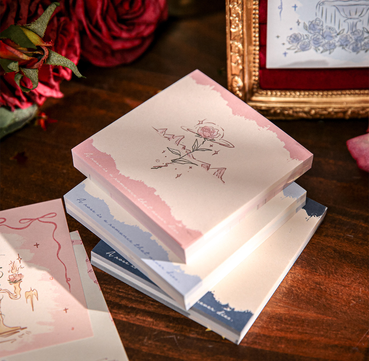 "Rose's Letter" Series Premium Memo Pad