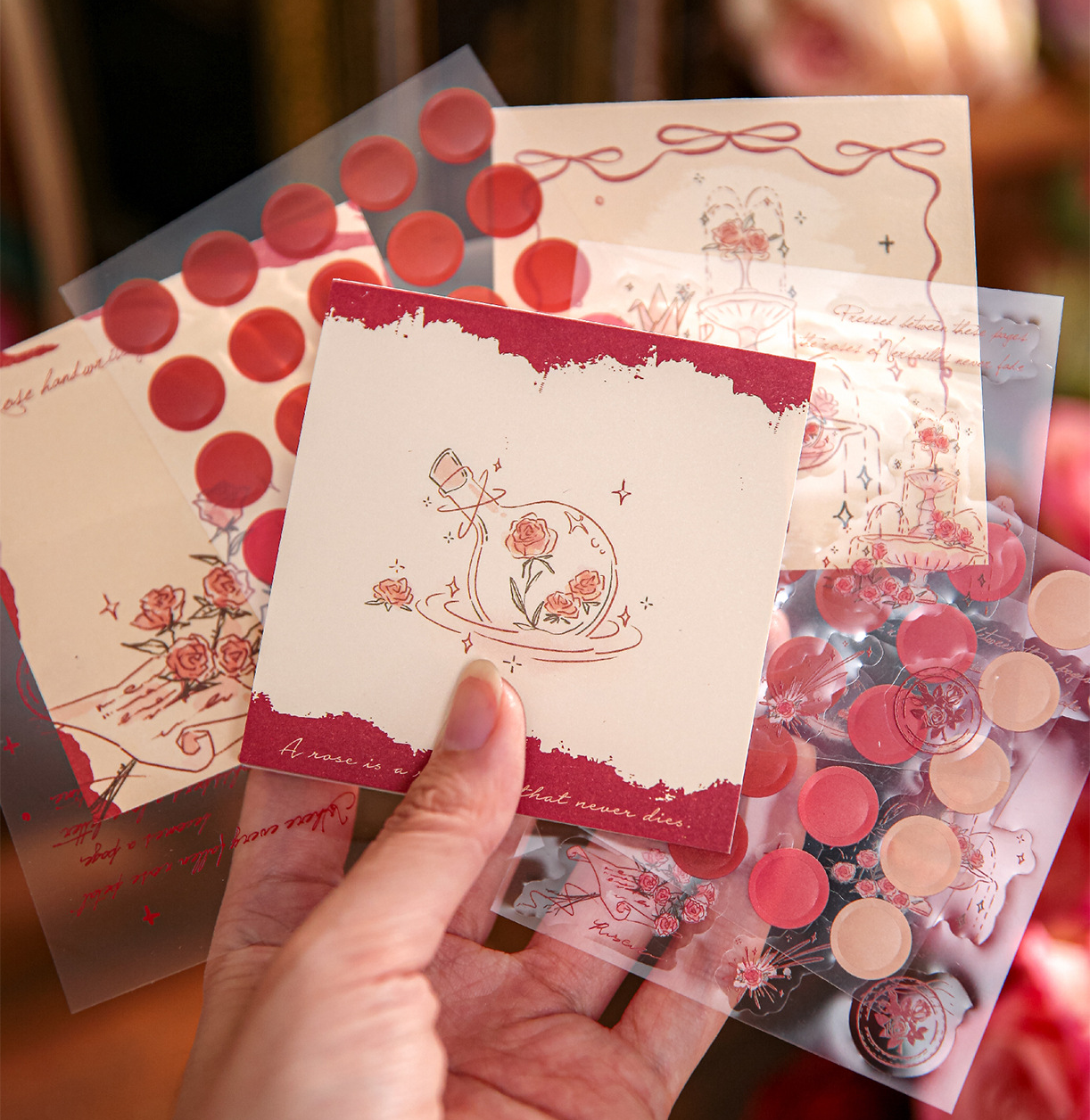 "Rose's Letter" Series Premium Memo Pad