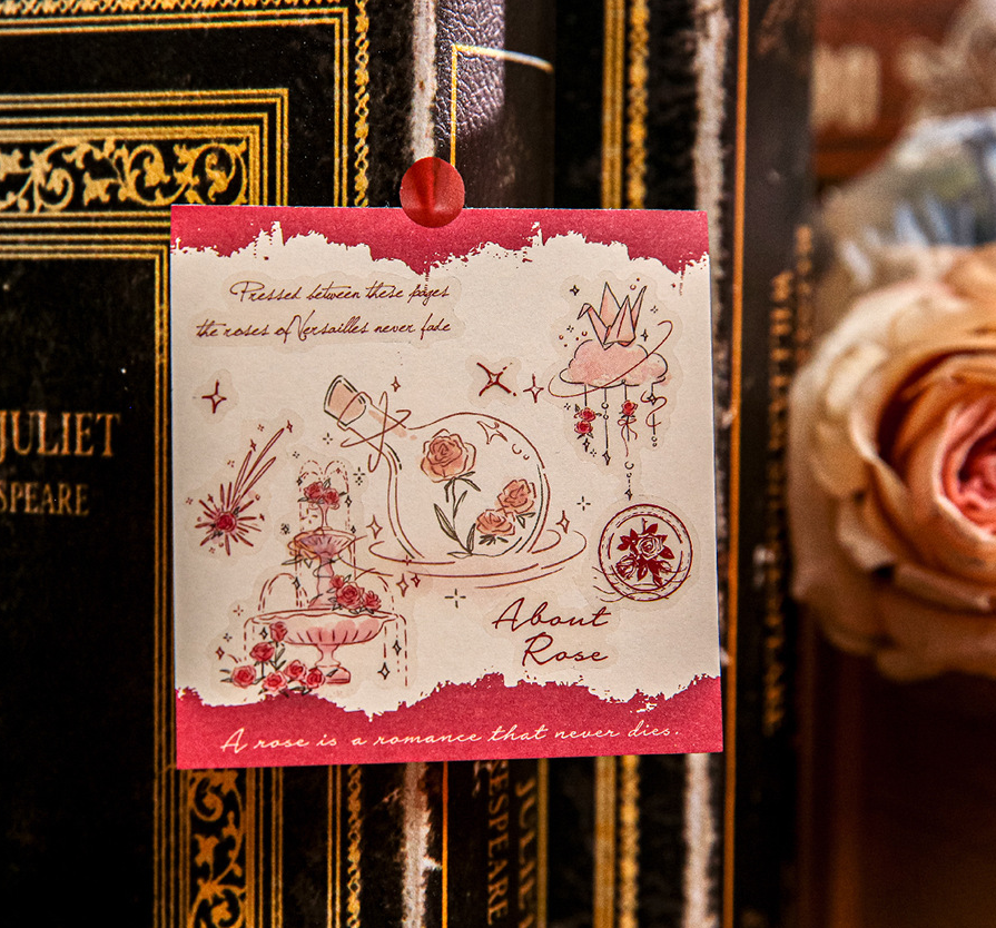 "Rose's Letter" Series Premium Memo Pad