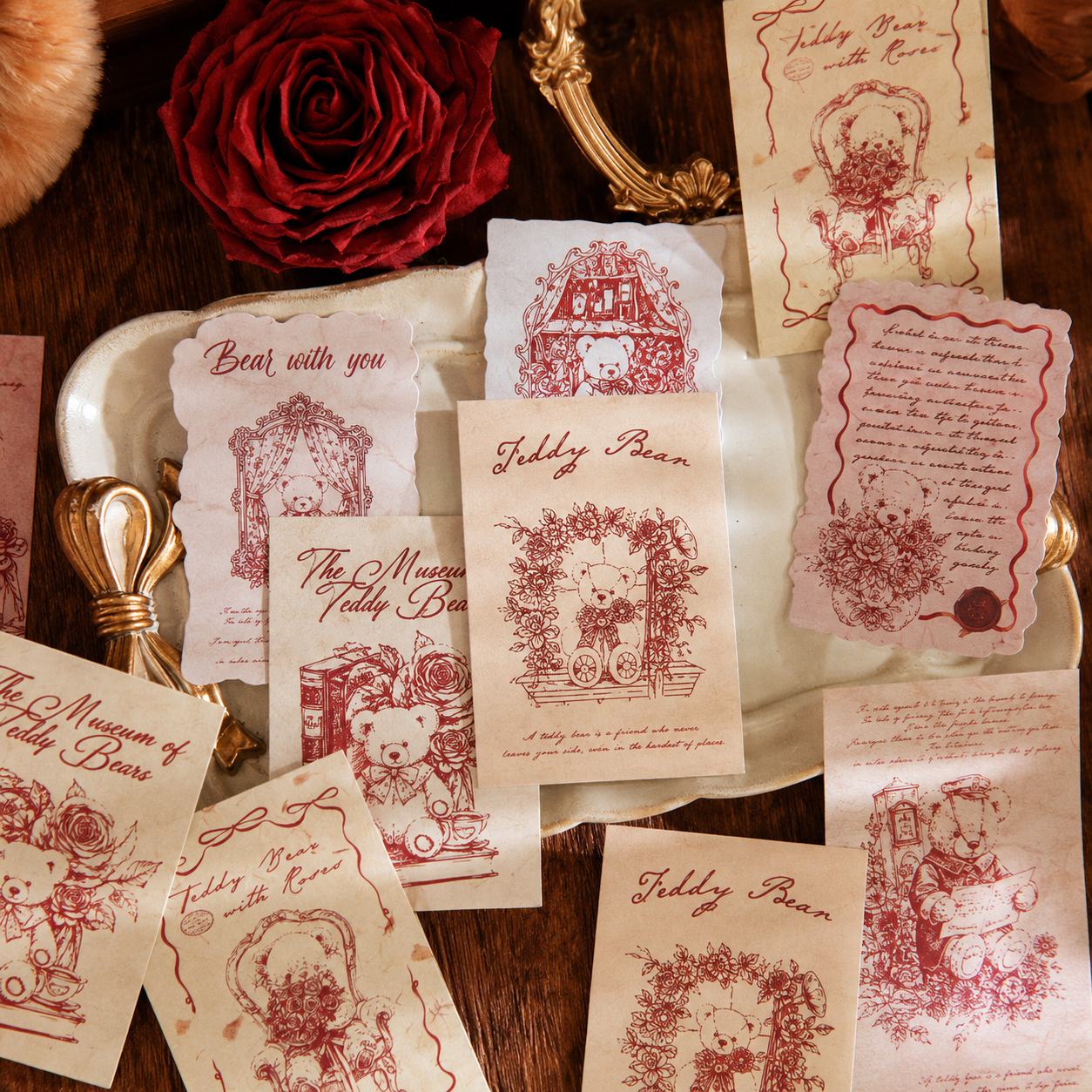 "Mark of Memories" Series Light Retro Sticker Pack