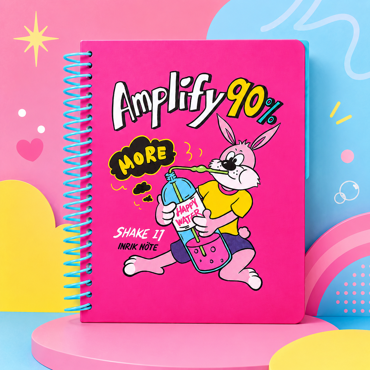 A5 Spiral Notebook with Perforated Pages | Cute Retro American Cartoon Journal