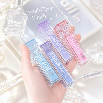ROSYPOSY Lip Gloss Style Translucent PET Index Tabs Set