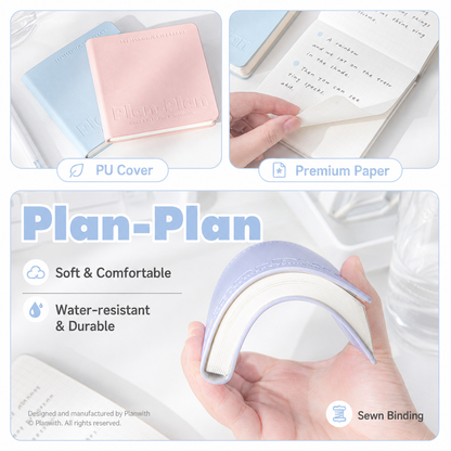 CUBE Series Softcover Square Notebook by Planwith - color option view for journaling notebook | Lumiyear