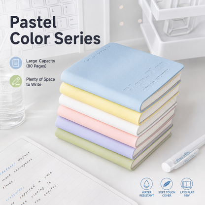 CUBE Series Softcover Square Notebook by Planwith - color option view for journaling notebook | Lumiyear