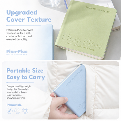 CUBE Series Softcover Square Notebook by Planwith - color option view for journaling notebook | Lumiyear