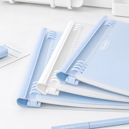 B5 Flexible Series 360° Fold Loose-Leaf Notebook by Planwith - detail view for journaling notebook | Lumiyear