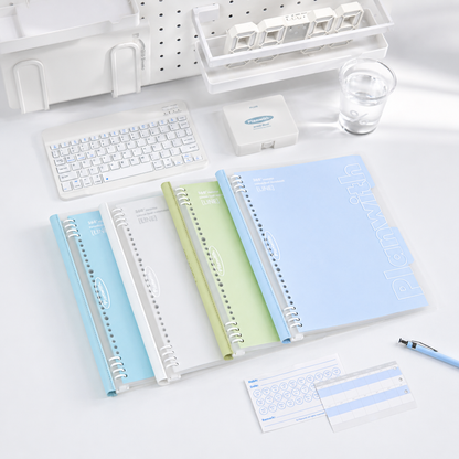 B5 Flexible Series 360° Fold Loose-Leaf Notebook by Planwith - main product view for journaling notebook | Lumiyear