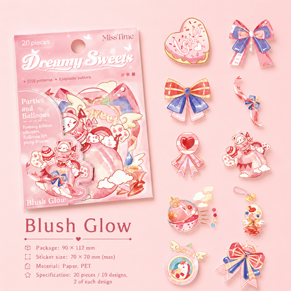 MISSTIME Dreamy Sweets Series PET Sticker Pack by MISSTIME - color option view for scrapbook decoration | Lumiyear