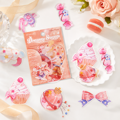 MISSTIME Dreamy Sweets Series PET Sticker Pack by MISSTIME - color option view for scrapbook decoration | Lumiyear
