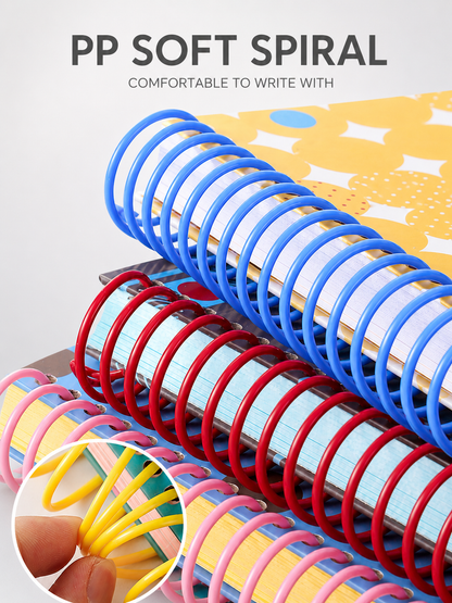 "Polka Dot Series" Soft Spiral Notebook