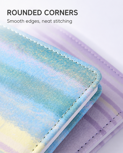 "Plaid Series" B5 Snap-Closure PU Leather Notebook