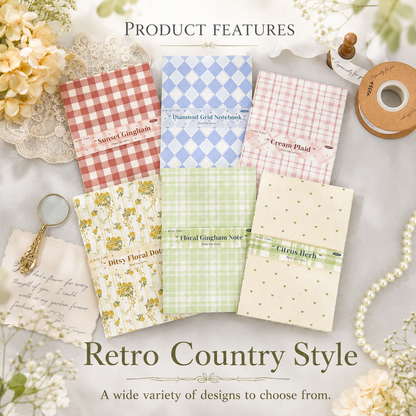 Checkered Tale Series Craft Paper (30 Sheets) by mr.paper - packaging view for scrapbook decoration | Lumiyear