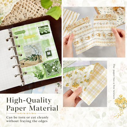 Checkered Tale Series Craft Paper (30 Sheets) by mr.paper - color option view for scrapbook decoration | Lumiyear