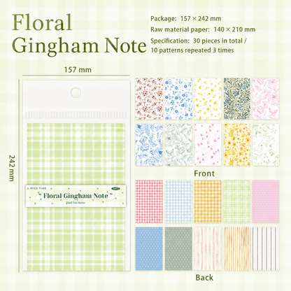 Checkered Tale Series Craft Paper (30 Sheets) by mr.paper - color option view for scrapbook decoration | Lumiyear