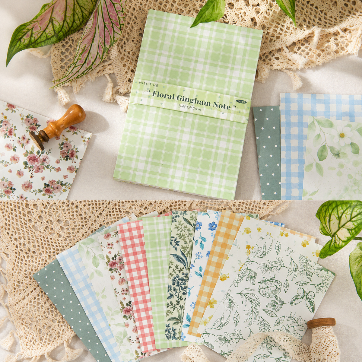Checkered Tale Series Craft Paper (30 Sheets) by mr.paper - color option view for scrapbook decoration | Lumiyear