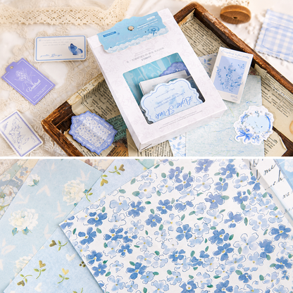 MISSTIME Floral Rhyme Poetry Vintage Material Paper by MISSTIME - color option view for scrapbook decoration | Lumiyear