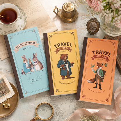 "Vintage Tales" Weeks Travel Journal (Set of 3)