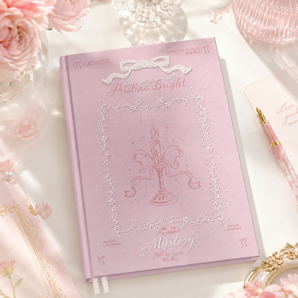 A5 Vintage Romance Hardcover Journal by MISSTIME - color option view for journaling notebook | Lumiyear
