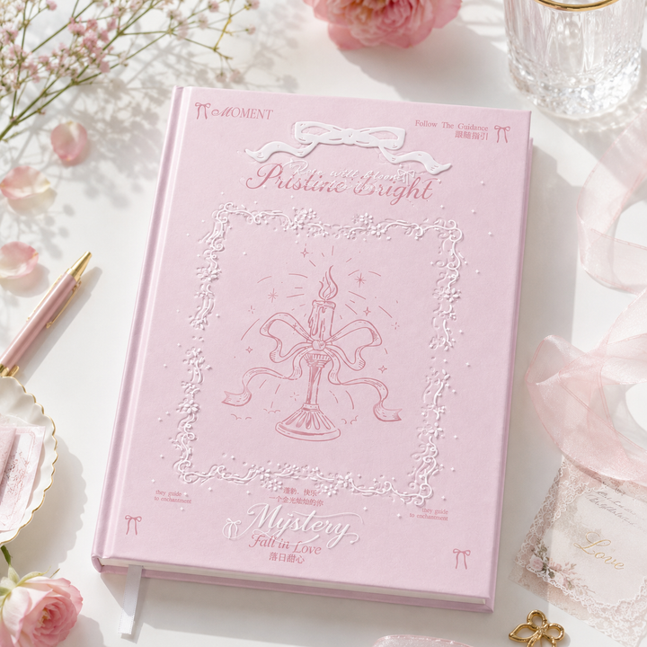 A5 Vintage Romance Hardcover Journal by MISSTIME - detail view for journaling notebook | Lumiyear