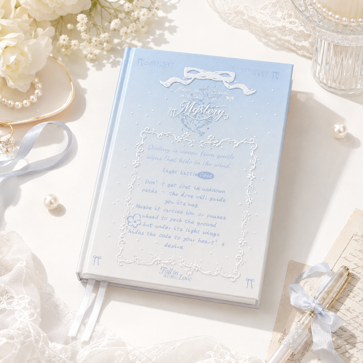 A5 Vintage Romance Hardcover Journal by MISSTIME - packaging view for journaling notebook | Lumiyear