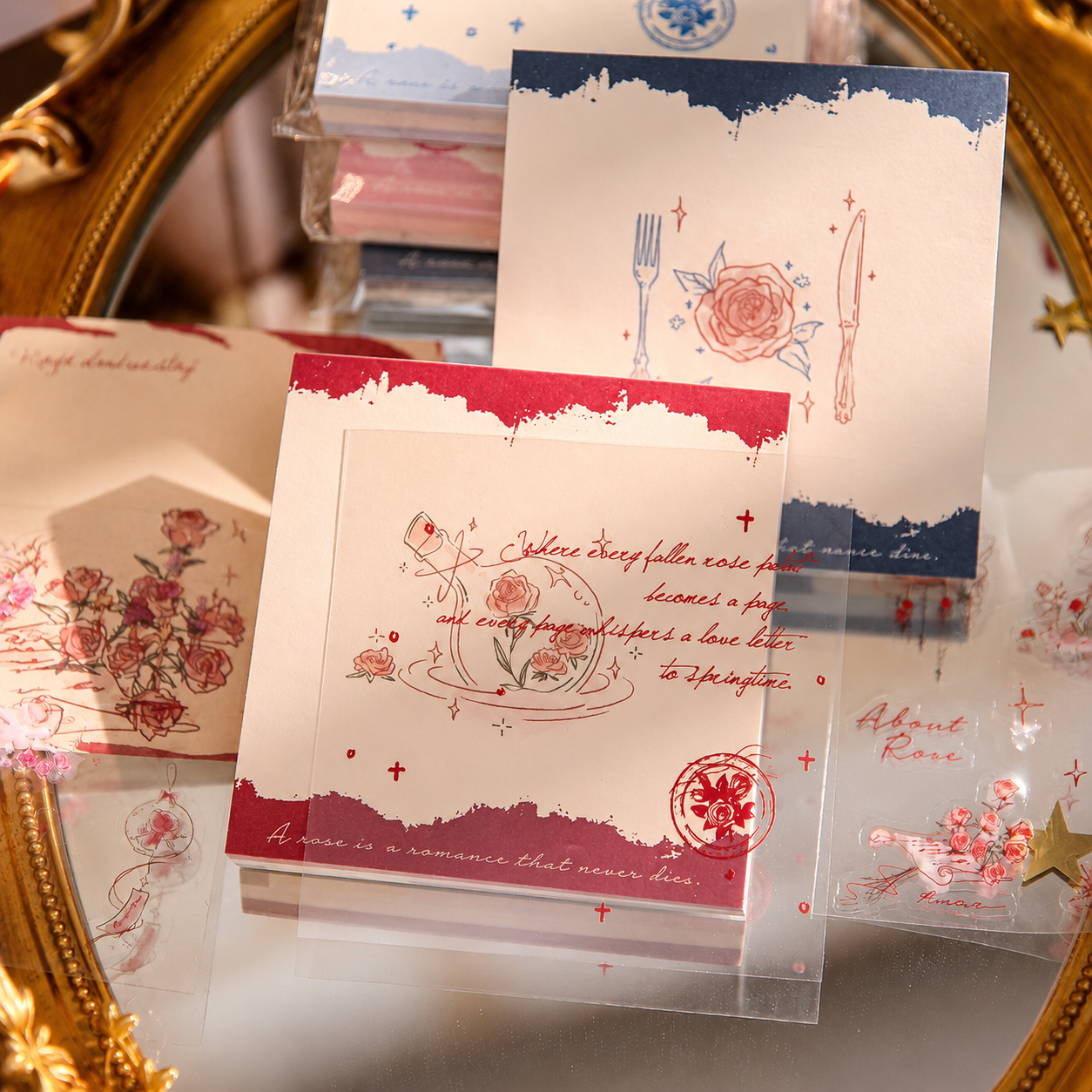 "Rose's Letter" Series Premium Memo Pad