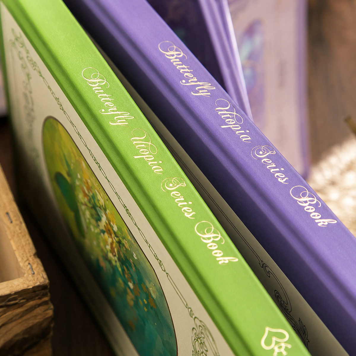 "Butterfly Utopia" Premium Hardcover Notebook Gift Box Set by mr.paper - color option view for stationery gift set | Lumiyear