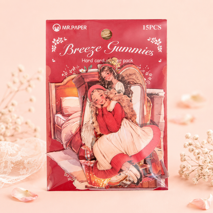 "Romantic Whisper" Series Large Silhouette Sticker Pack
