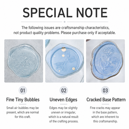 In the Name of Rose 3D Epoxy Wax Seal Stickers by mr.paper - color option view for scrapbook decoration | Lumiyear