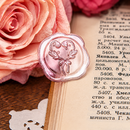 In the Name of Rose 3D Epoxy Wax Seal Stickers by mr.paper - color option view for scrapbook decoration | Lumiyear