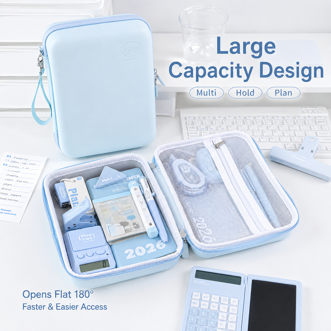 Planwith Multihold Shockproof EVA Hard Shell Storage Case
