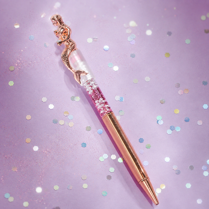 Mermaid Magic Liquid Glitter Journal & Gel Pen Gift Set by never - packaging view for stationery gift set | Lumiyear