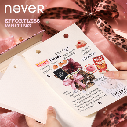 A5 Magnetic Clipboard Notepad Set Leopard Series by never - lifestyle stationery view for aesthetic stationery | Lumiyear