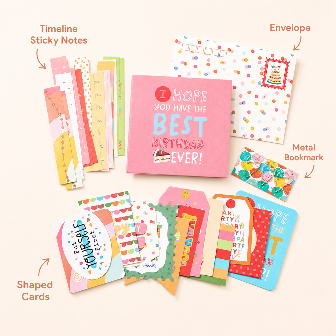 SIMNO Scrapbook Journal Kit (97-Piece Set)