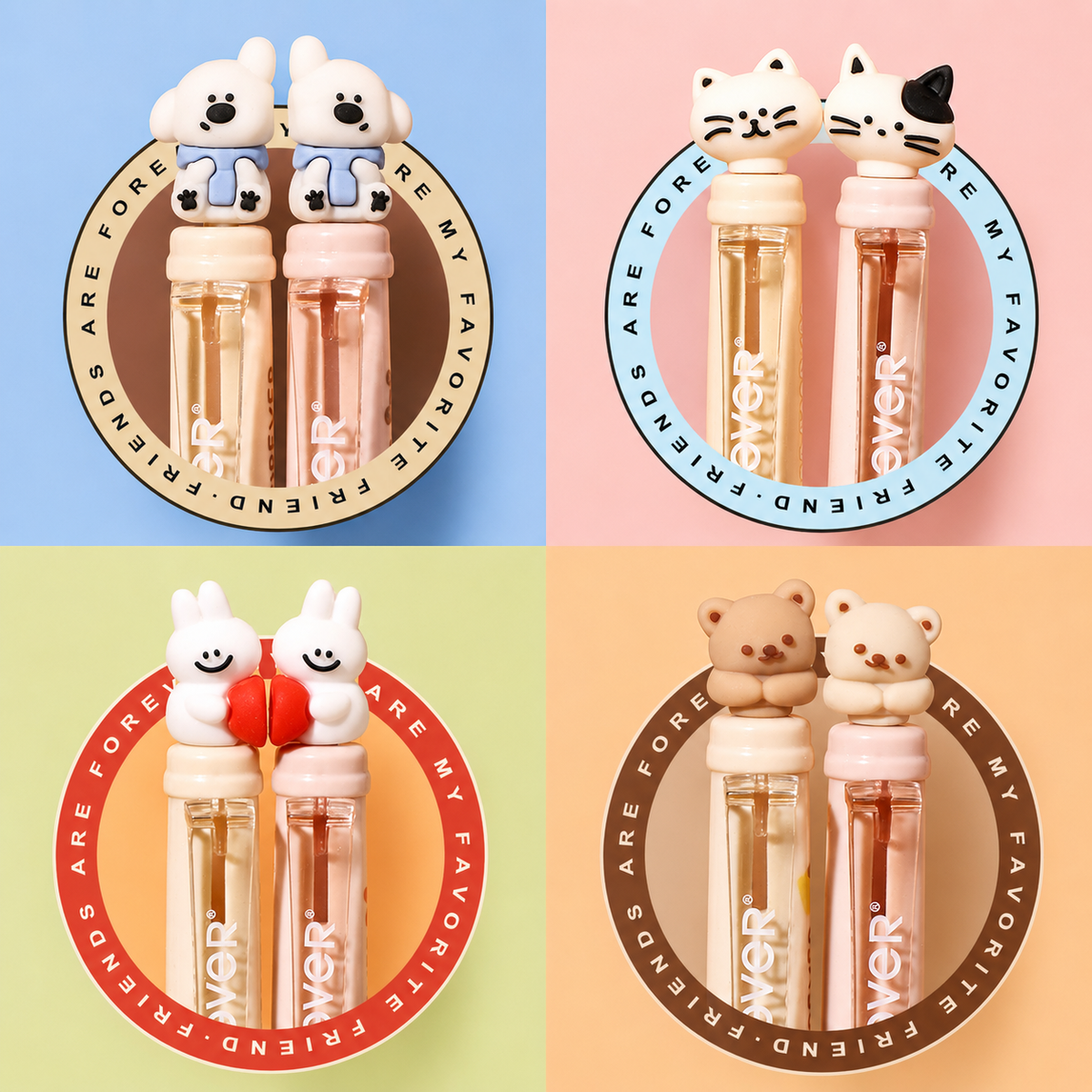 Snuggle Press Cute Animal Gel Pen Set (2 Pcs) by never - inside detail for journaling writing tool | Lumiyear