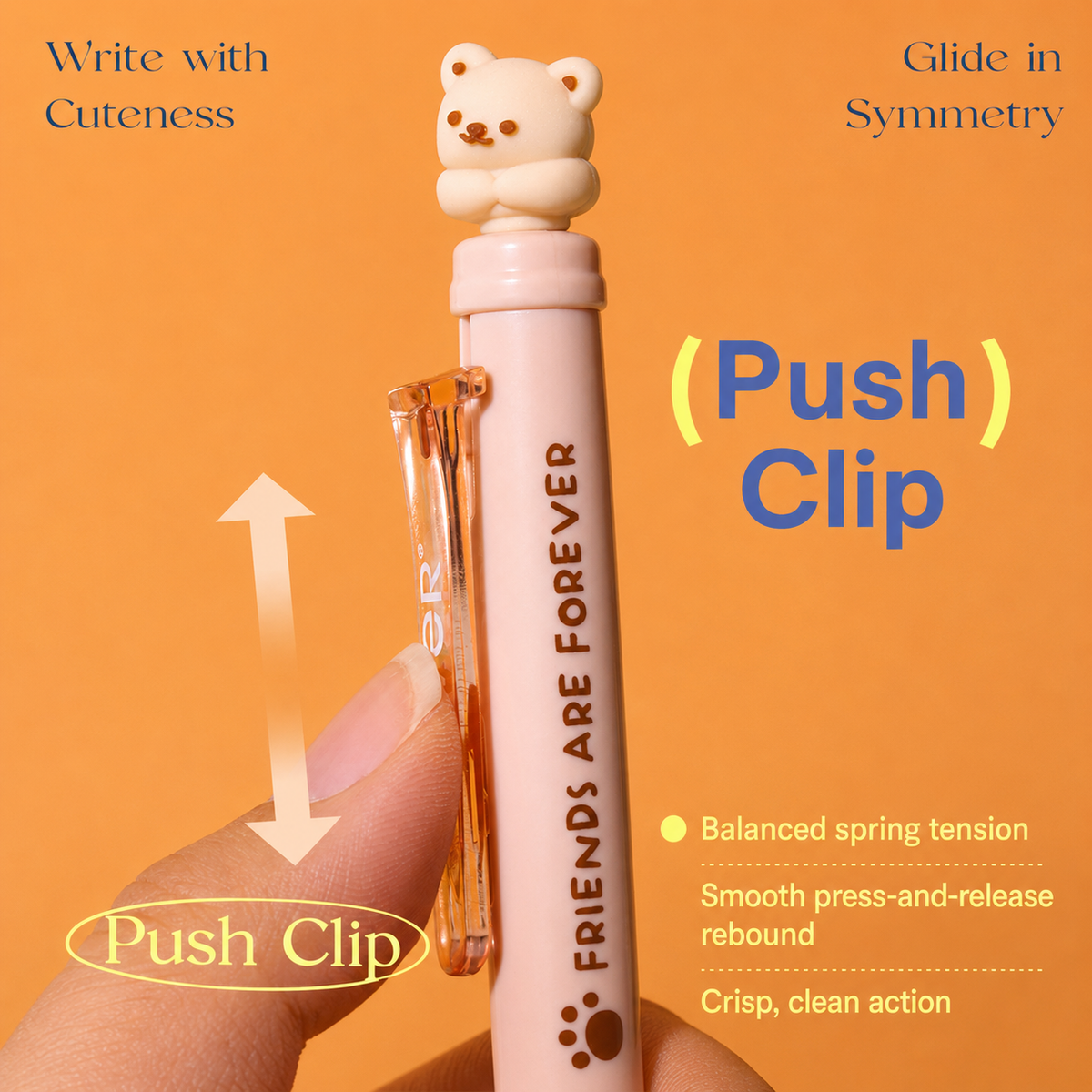 Snuggle Press Cute Animal Gel Pen Set (2 Pcs) by never - color option view for journaling writing tool | Lumiyear