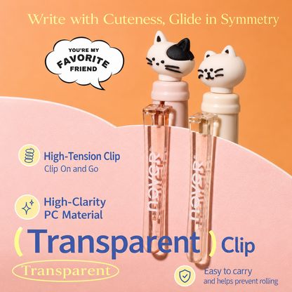 Snuggle Press Cute Animal Gel Pen Set (2 Pcs) by never - color option view for journaling writing tool | Lumiyear
