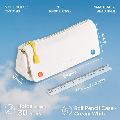 Roll Pencil Case Multi-Layer Washable Pen Pouch by never - color option view for journaling writing tool | Lumiyear