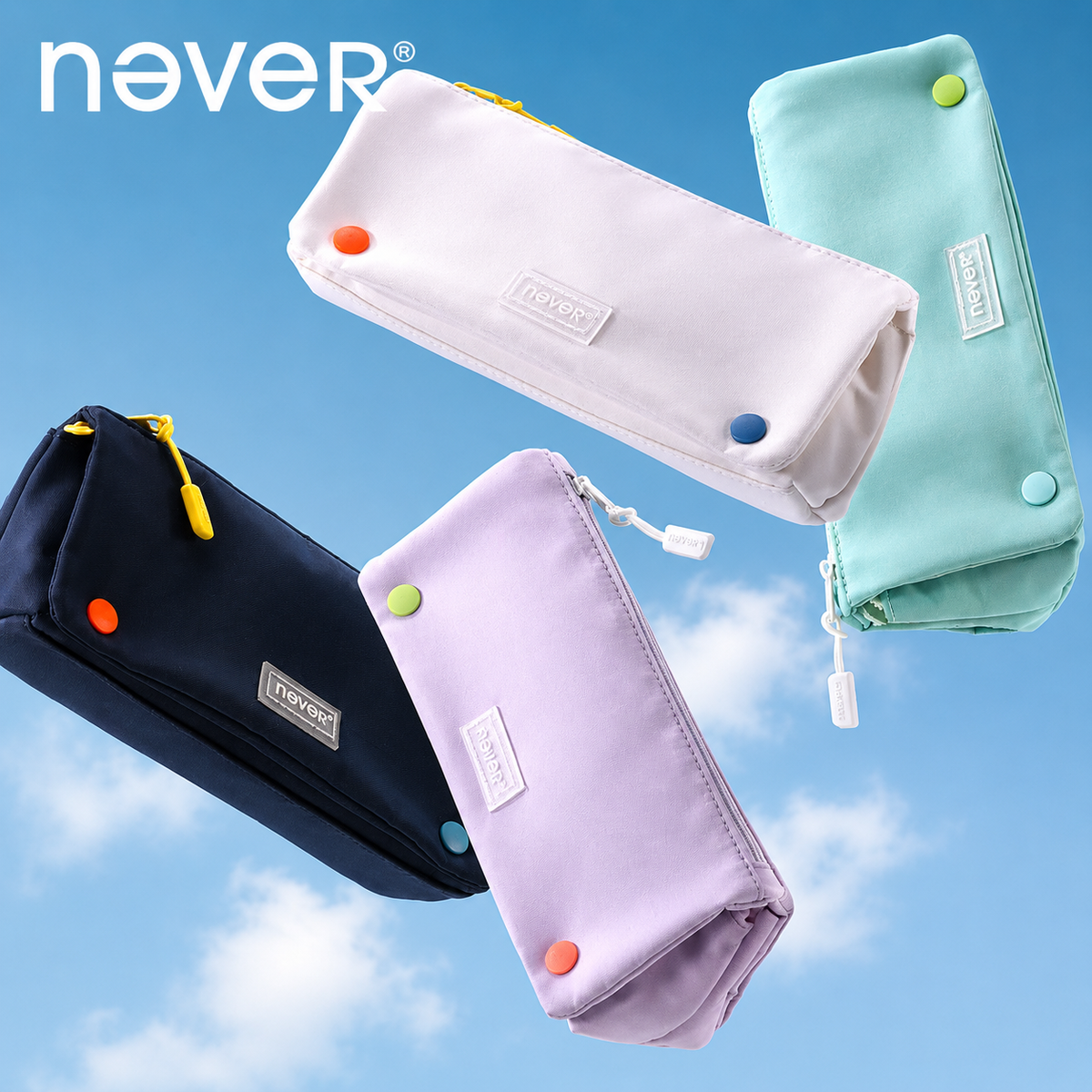 Roll Pencil Case Multi-Layer Washable Pen Pouch by never - color option view for journaling writing tool | Lumiyear