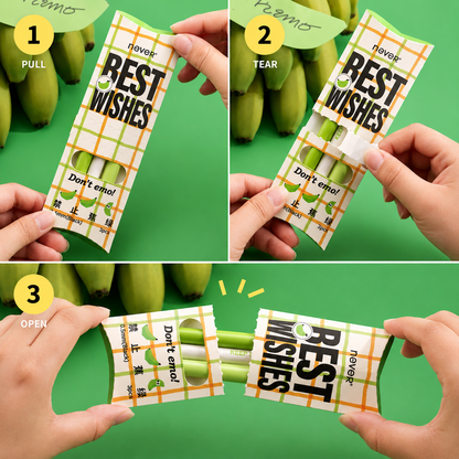Banana Pie Color-Block Gel Pen Set (3 Pcs) by never - color option view for journaling writing tool | Lumiyear