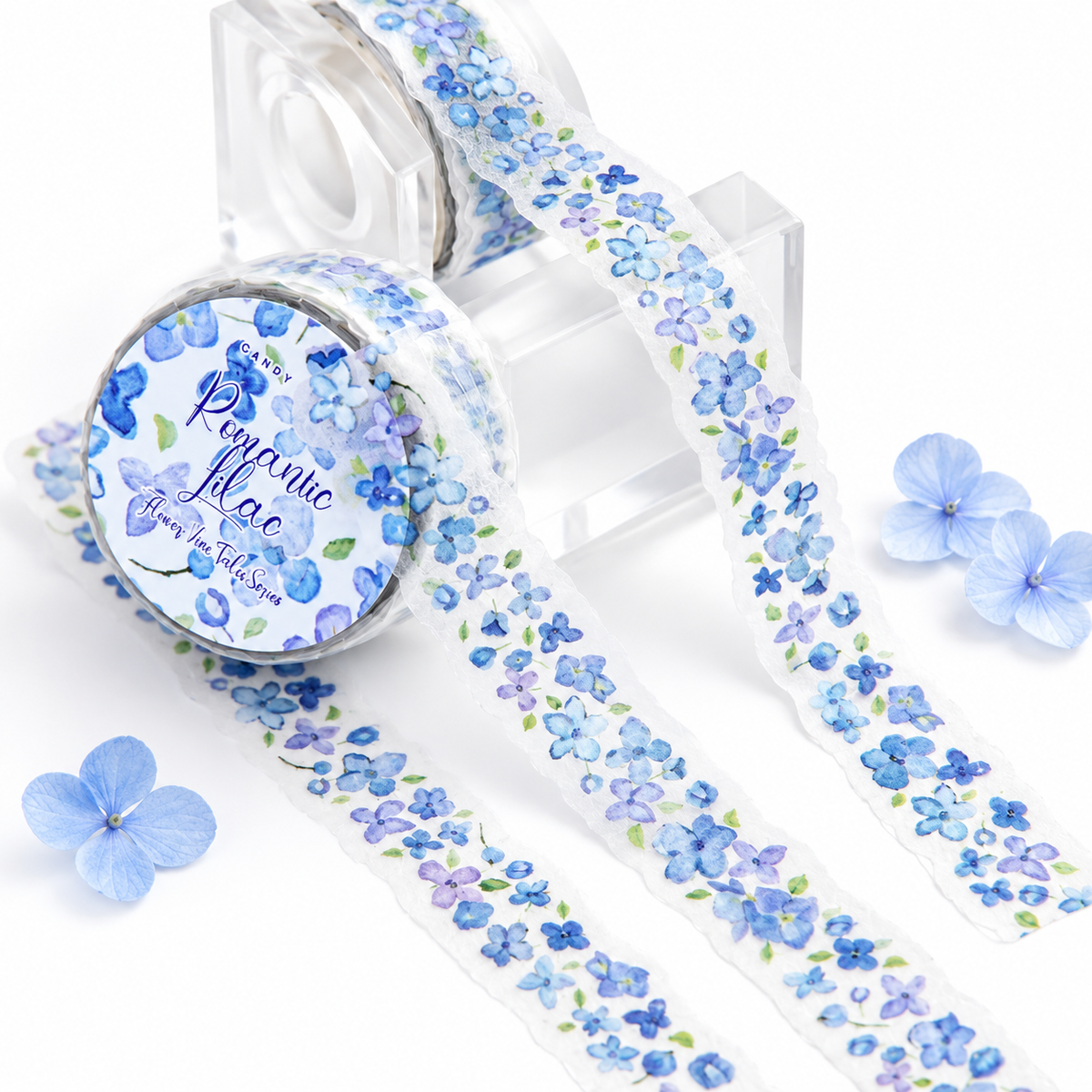 Flower Vine Story Glitter PET Tape (15mm x 2m)