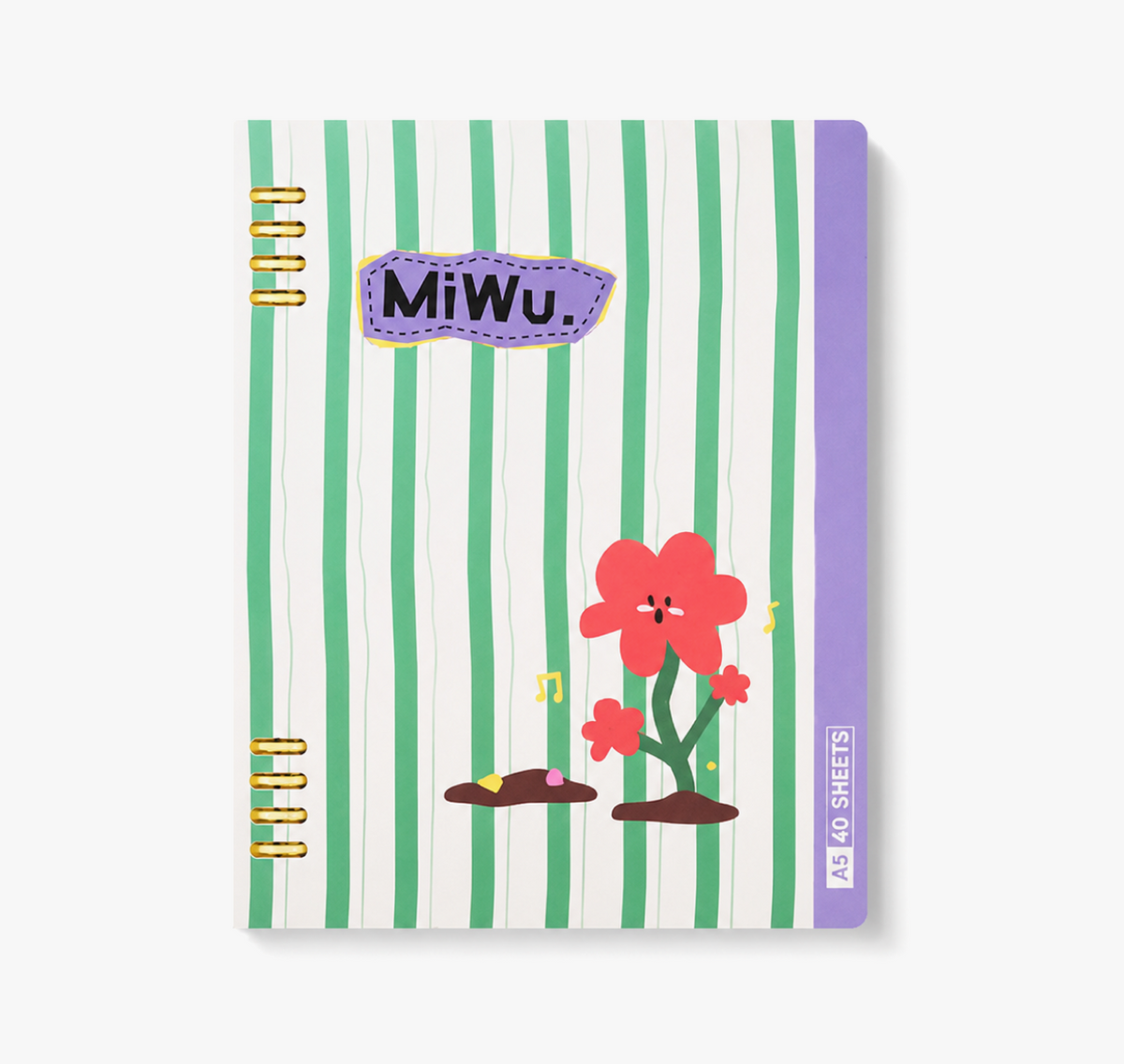 "Color Art" A5 Flexible Loose-Leaf Notebook by ledai - color option view for journaling notebook | Lumiyear