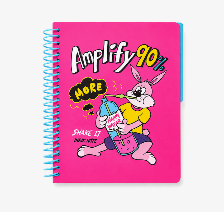 A5 Spiral Notebook with Perforated Pages | Cute Retro American Cartoon Journal