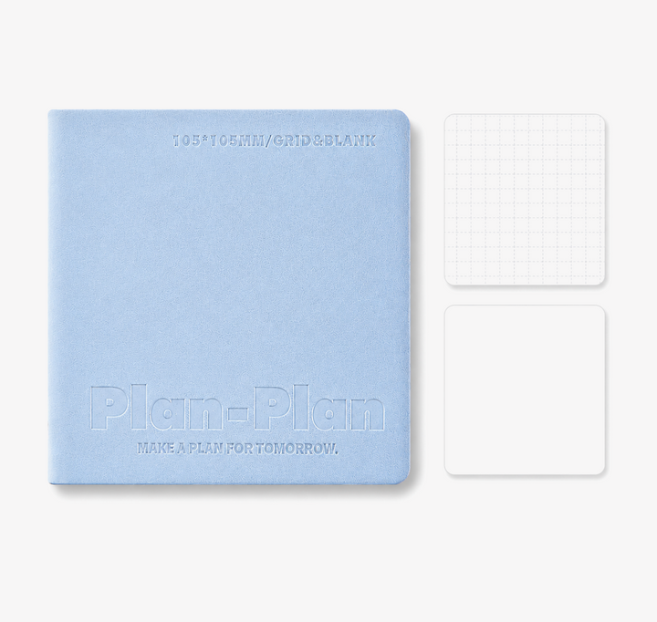 CUBE Series Softcover Square Notebook by Planwith - color option view for journaling notebook | Lumiyear
