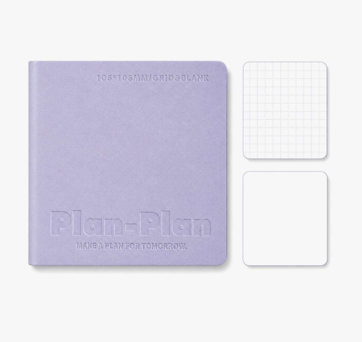 CUBE Series Softcover Square Notebook by Planwith - color option view for journaling notebook | Lumiyear