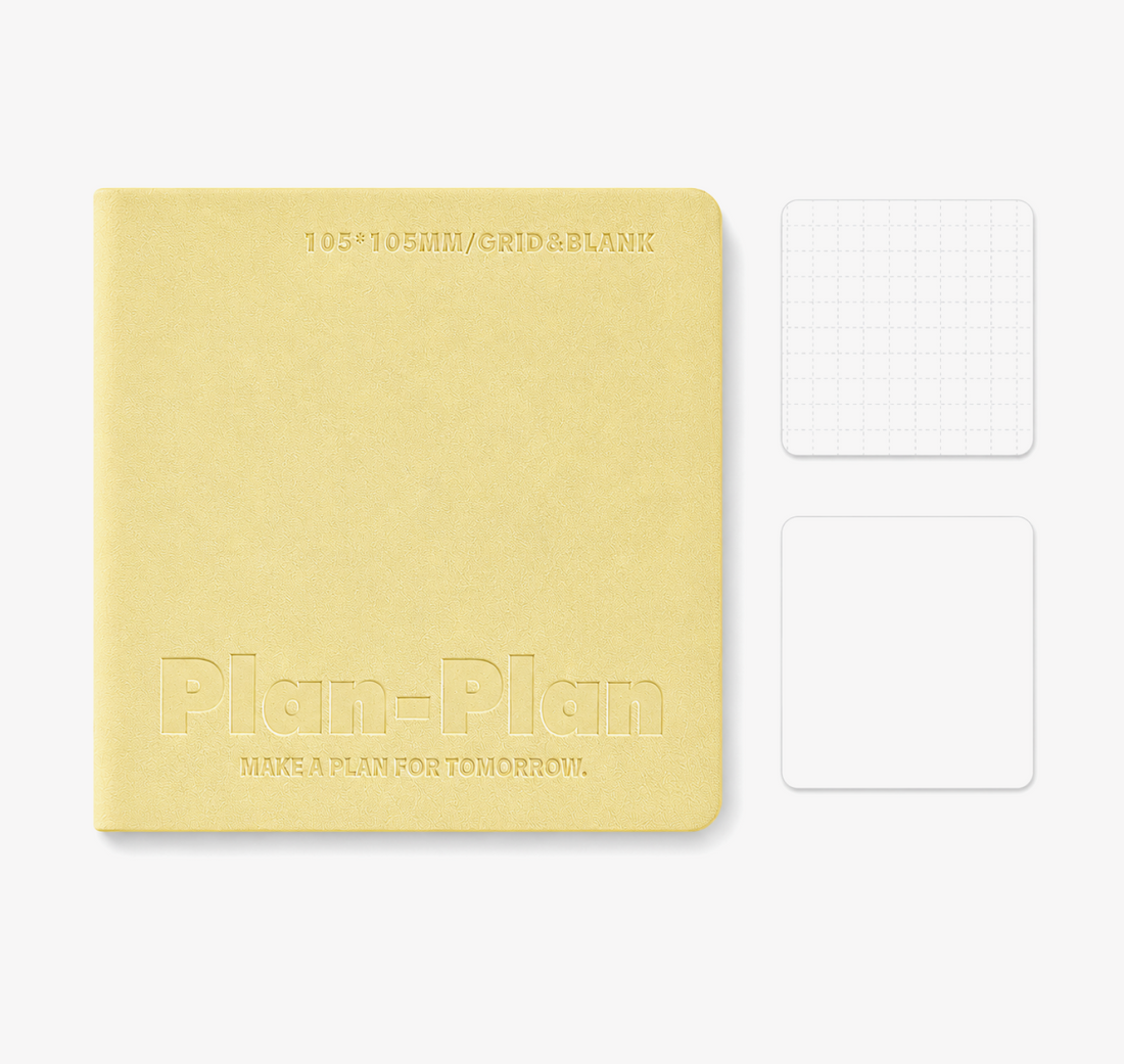 CUBE Series Softcover Square Notebook by Planwith - color option view for journaling notebook | Lumiyear