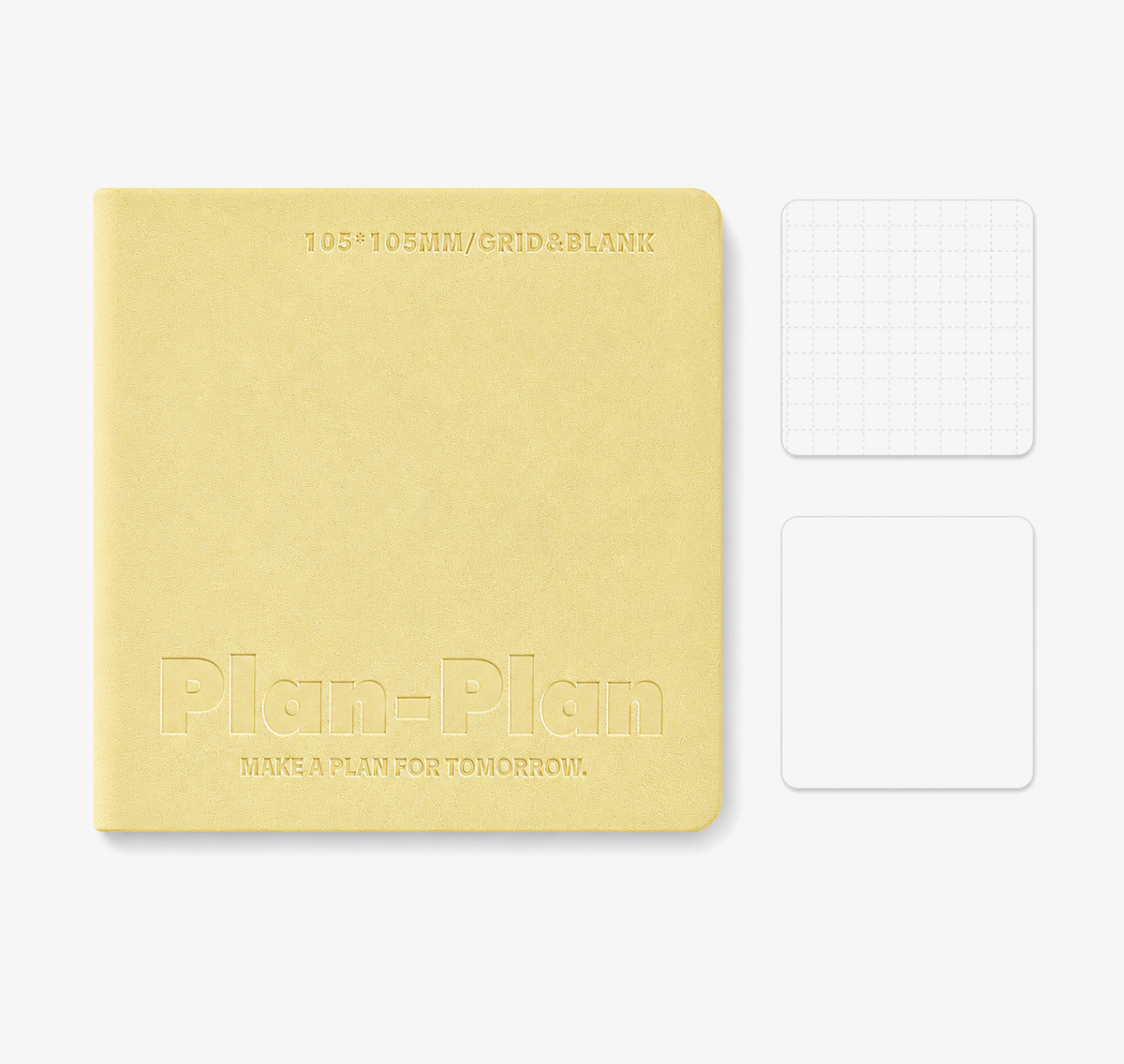 CUBE Series Softcover Square Notebook by Planwith - color option view for journaling notebook | Lumiyear