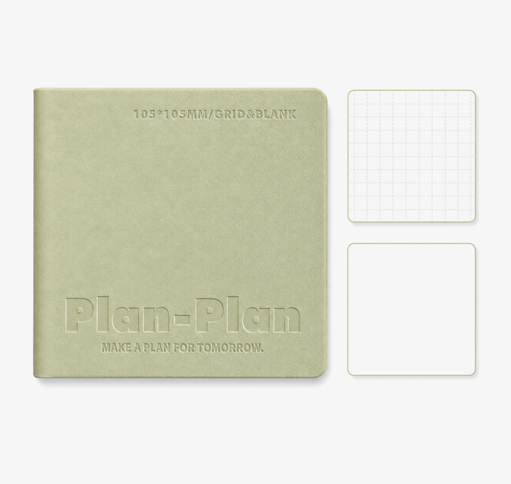 CUBE Series Softcover Square Notebook by Planwith - color option view for journaling notebook | Lumiyear
